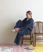 brushed easy corduroy　タックイージーパンツ