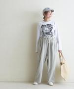 brushed easy corduroy　タックイージーパンツ