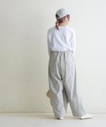 brushed easy corduroy　タックイージーパンツ