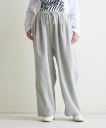 brushed easy corduroy　タックイージーパンツ