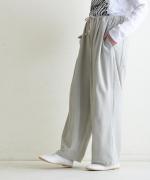 brushed easy corduroy　タックイージーパンツ