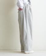 brushed easy corduroy　タックイージーパンツ