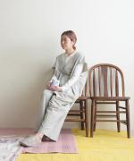 brushed easy corduroy　ワイドオールインワン