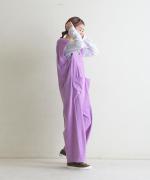 brushed easy corduroy　ワイドオールインワン