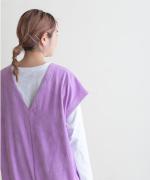 brushed easy corduroy　ワイドオールインワン