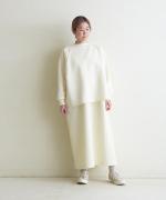 clean&soft knit　切替プルオーバー
