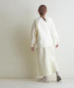 clean&soft knit　切替プルオーバー