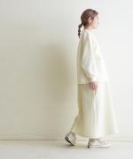 clean&soft knit　切替プルオーバー