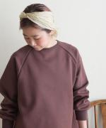 clean&soft knit　切替プルオーバー