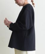 clean&soft knit　切替プルオーバー