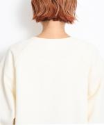 clean&soft knit　切替プルオーバー