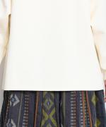 clean&soft knit　切替プルオーバー