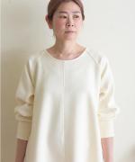 clean&soft knit　ステッチロングワンピース