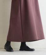 clean&soft knit　ステッチロングワンピース