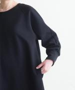 clean&soft knit　ステッチロングワンピース