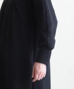 clean&soft knit　ステッチロングワンピース