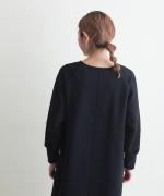 clean&soft knit　ステッチロングワンピース
