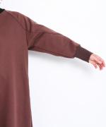 clean&soft knit　ステッチロングワンピース
