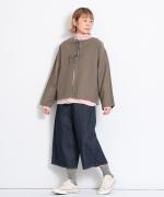washable wool cotton　2WAYカーディガン
