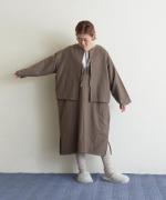 washable wool cotton　2WAYカーディガン