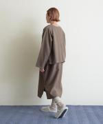 washable wool cotton　2WAYカーディガン