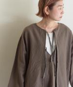 washable wool cotton　2WAYカーディガン