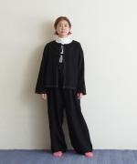 washable wool cotton　2WAYカーディガン