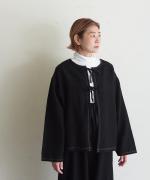 washable wool cotton　2WAYカーディガン