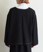 washable wool cotton　2WAYカーディガン