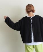 washable wool cotton　2WAYカーディガン