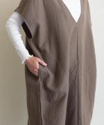 washable wool cotton　ワンピース