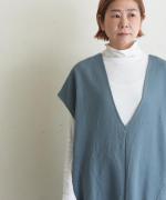 washable wool cotton　ワンピース