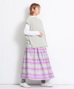 brushed easy corduroy　ベストプルオーバー