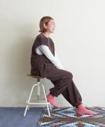 brushed easy corduroy　ベストプルオーバー