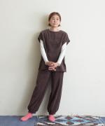 brushed easy corduroy　ベストプルオーバー