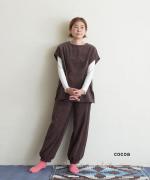 brushed easy corduroy　ベストプルオーバー