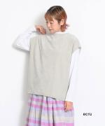 brushed easy corduroy　ベストプルオーバー