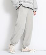 brushed easy corduroy　裾ギャザーパンツ