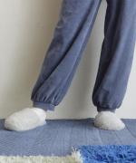 brushed easy corduroy　裾ギャザーパンツ