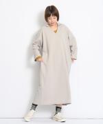 eggnog boucle　スキッパーワンピース