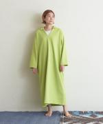 eggnog boucle　スキッパーワンピース