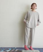 eggnog boucle　テーパードパンツ
