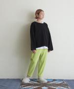 eggnog boucle　テーパードパンツ