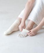 冷えとりソックス　1足目シルク
