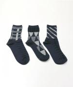３pattern socks pack