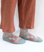 【ラストワン！】線と四角の街　ショートソックス