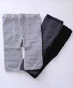冷えとり 　シルクコットンパイルインナーパンツ/4分丈